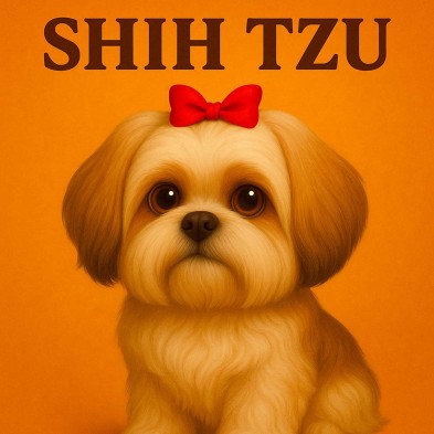Shih Tzu caricaturesco – Diseño decorativo ideal para dog lovers