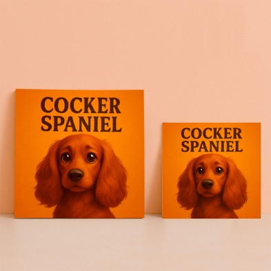 Cocker Spaniel – Ilustración tierna para amantes de esta raza