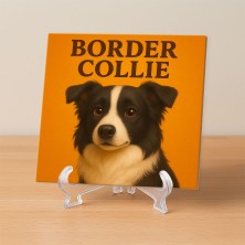 Border Collie – Ilustración divertida y decorativa