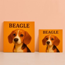 Azulejo divertido de Beagle