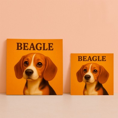 Azulejo divertido de Beagle