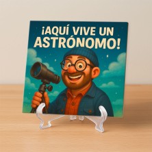 Azulejo decorativo para astrónomo