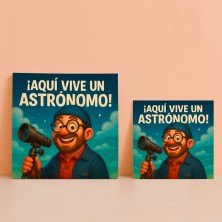 Azulejo decorativo para astrónomo