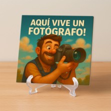 Aqui vive un fotografo ilustrado