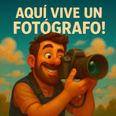 Aqui vive un fotografo ilustrado