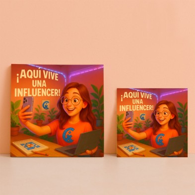 Aquí vive una influencer creativa y con estilo