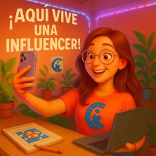 Aquí vive una influencer creativa y con estilo
