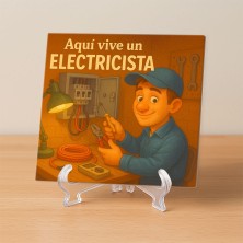 Aquí vive un electricista con chispa y buen humor