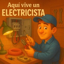 Aquí vive un electricista con chispa y buen humor