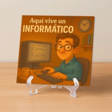 Aquí vive un informático apasionado por el código