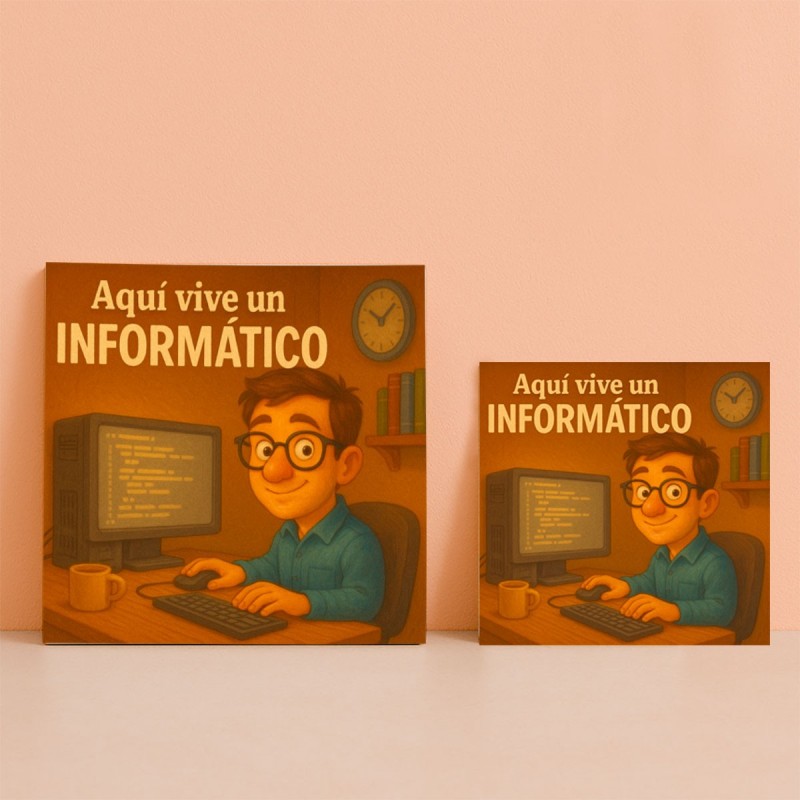 Aquí vive un informático apasionado por el código